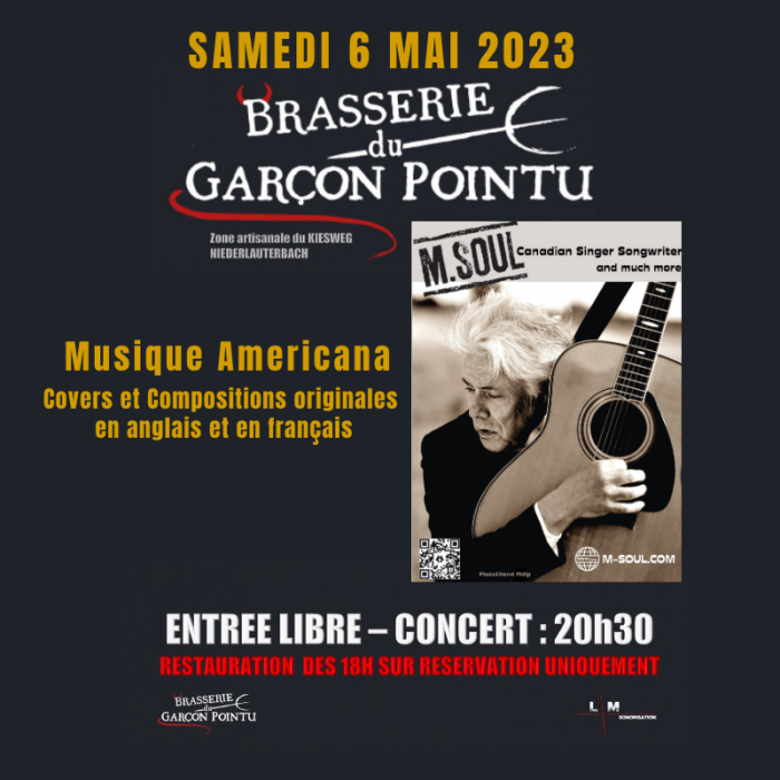 En M.SOUL en Concert au Garçon Pointu