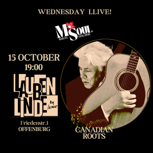M.SOUL Solo Laubenlinde Offenbourg – concert du 15 octobre 2025, Canadian Roots, le son des prairies canadiennes